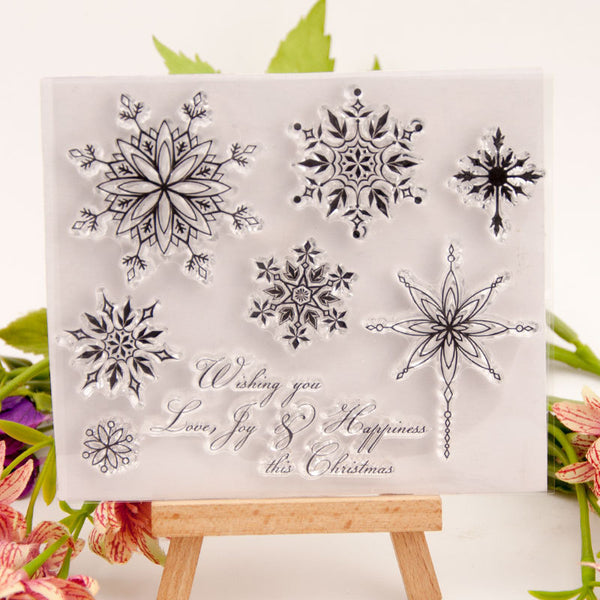 Clear silicone stamp