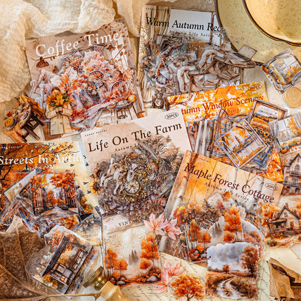 30PCS Autumn Life Series sticker