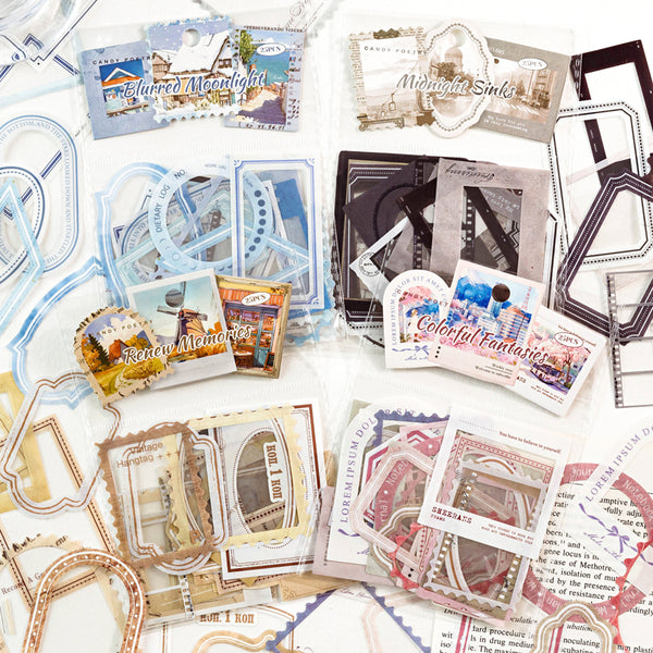 25PCS Memory frame view series sticker