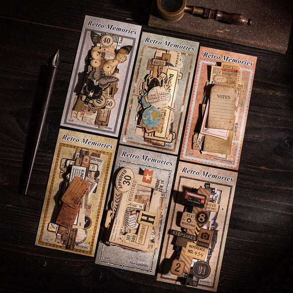 30PCS Retro Memory Series sticker