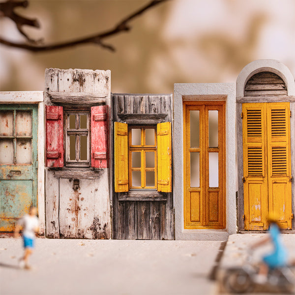 20PCS Vintage doors windows series sticker