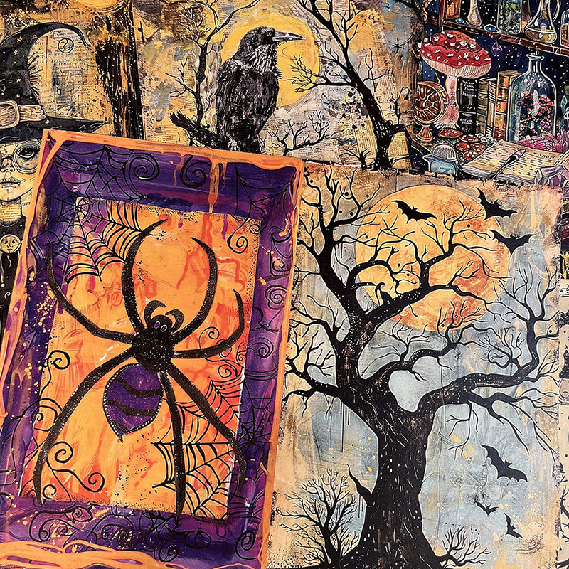 12PCS Gothic magic background paper – LBLYXIR