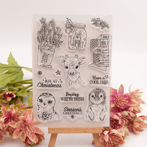 Clear silicone stamp