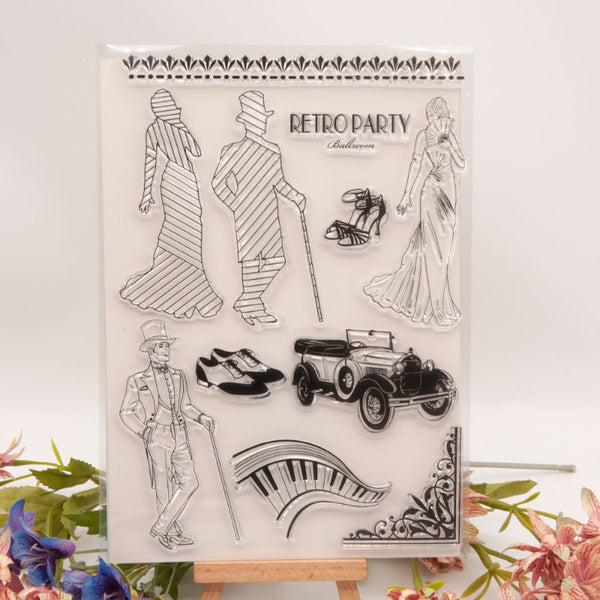 Clear silicone stamp