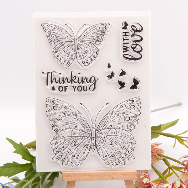 Clear silicone stamp