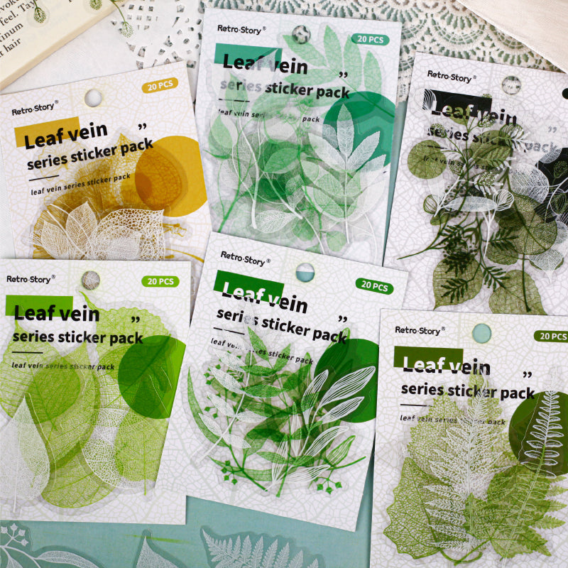20PCS Leaf Series sticker – LBLYXIR