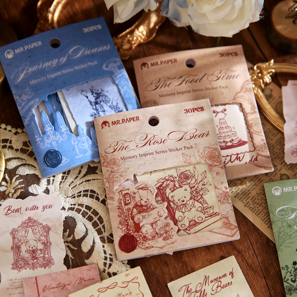 30PCS The Imprint of Memories Series sticker