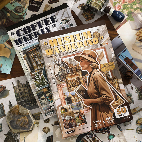 50PCS Slow Enjoyment Life Series sticker book