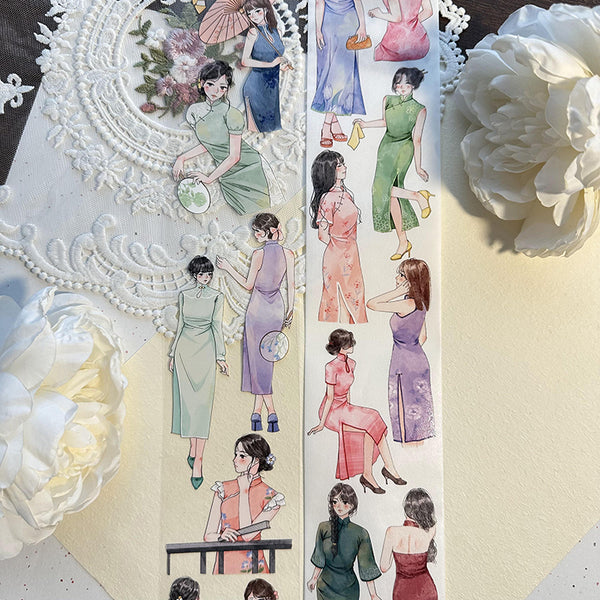 6.5cm*160cm The poetry of dynasty Washi/PET Tape