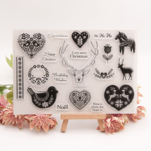 Clear silicone stamp