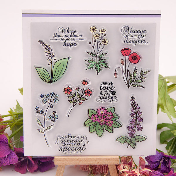 Clear silicone stamp