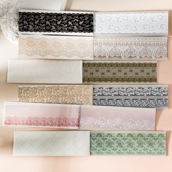 16PCS Lace Collection Series sticker book
