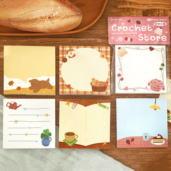100PCS Warm Diary Series note paper