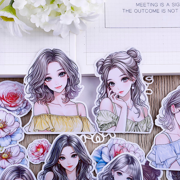 21PCS Fresh girl sticker