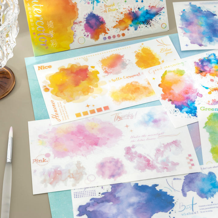 Pvc Transfer Sticker 2PCS Colored glass series PVC Transfer sticker – LBLYXIR