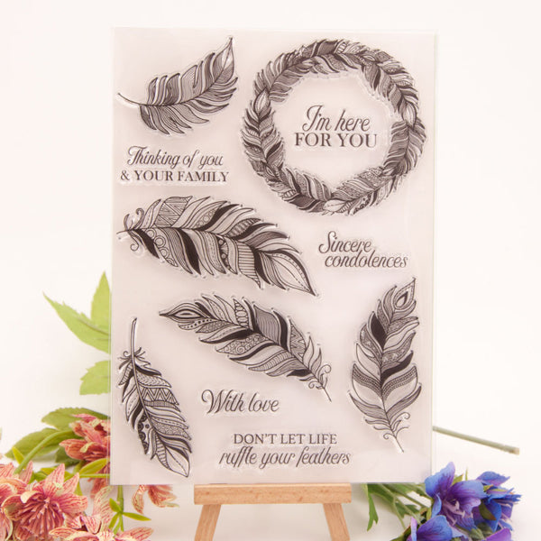 Clear silicone stamp