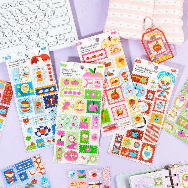 2PCS Apple Universe Series sticker