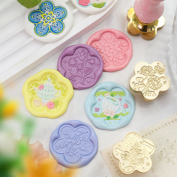 Flower shaped series Wax Seal Stamp