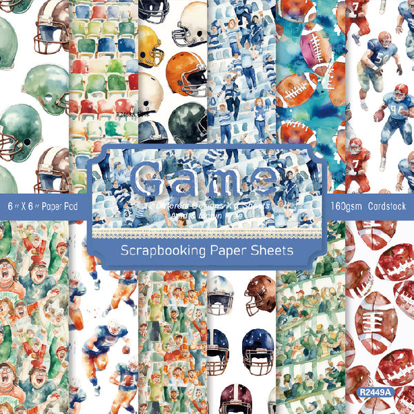 24PCS Game background paper