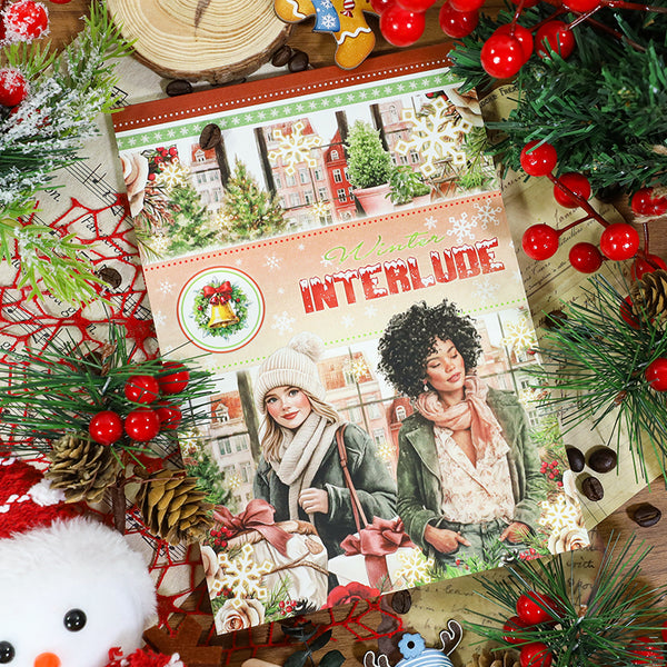 20PCS Winter Interlude sticker book