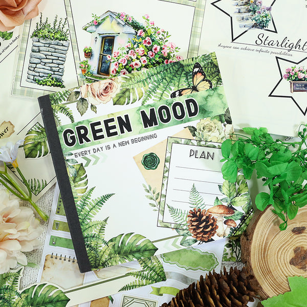 Green Field Mood series Fun Record notebook