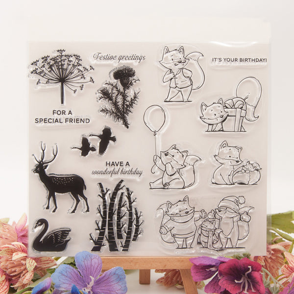 Clear silicone stamp
