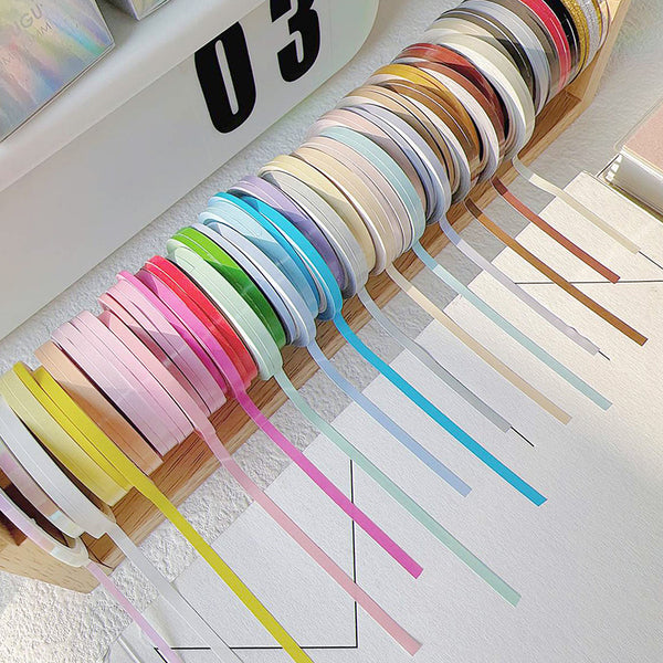 Extremely slim colorful special paper tape