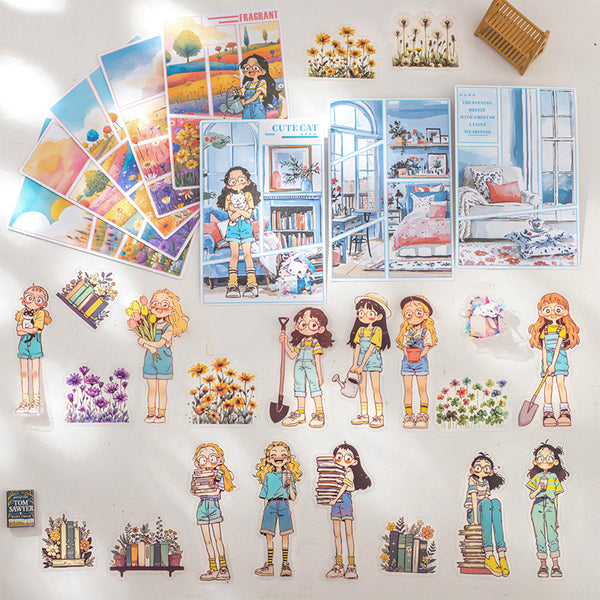 15PCS A day of jin xiaojiu series sticker