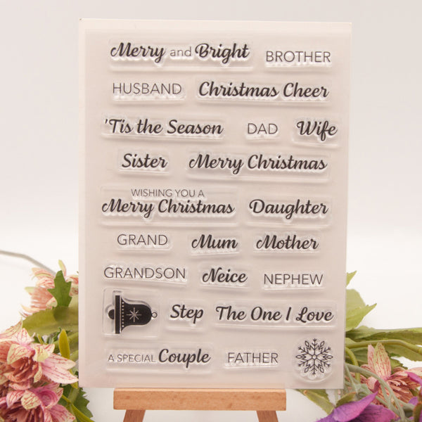 Clear silicone stamp