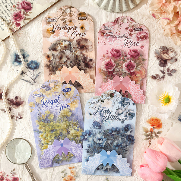 30PCS Flower Oracle series sticker