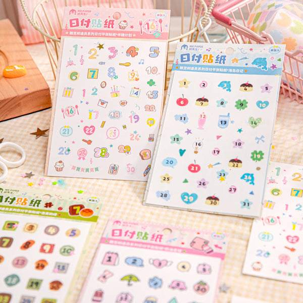 1PCS Sugar Bean Series Sticker