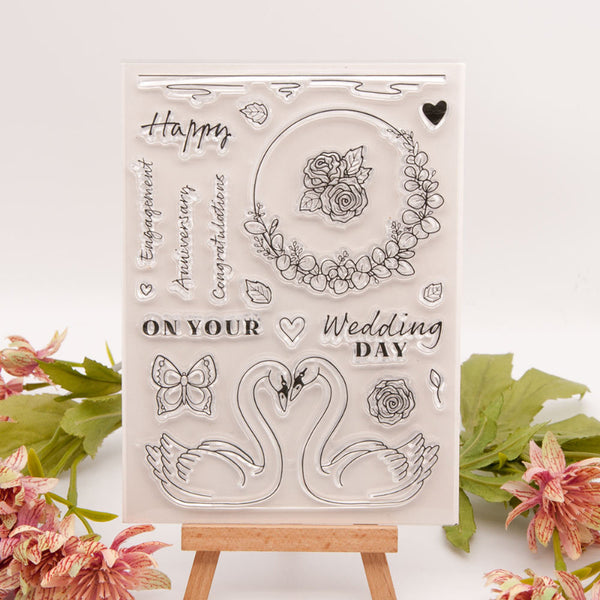 Clear silicone stamp