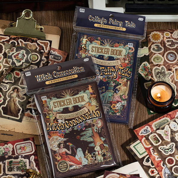 45PCS Antique Museum Series sticker book