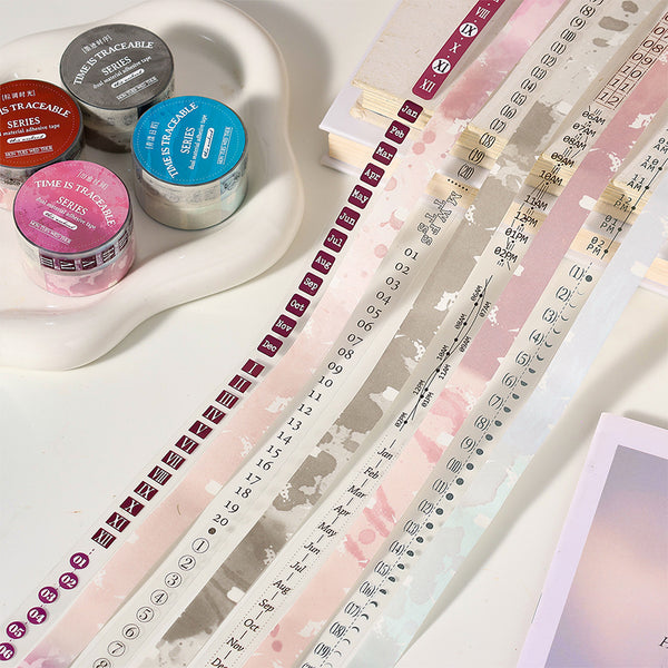 Traceable Time Series Washi/PET Tape Set