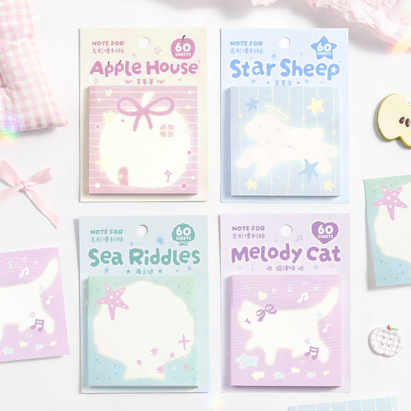 60PCS Dream Town Series note paper