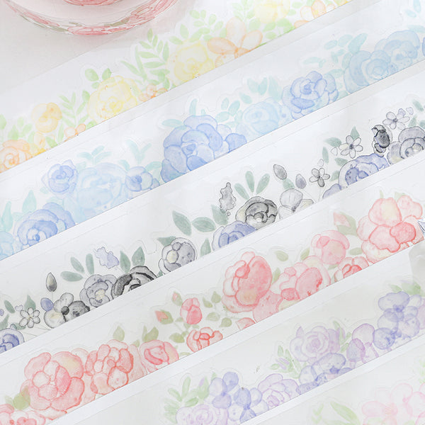 Colorful Flower Sea Series PET Tape