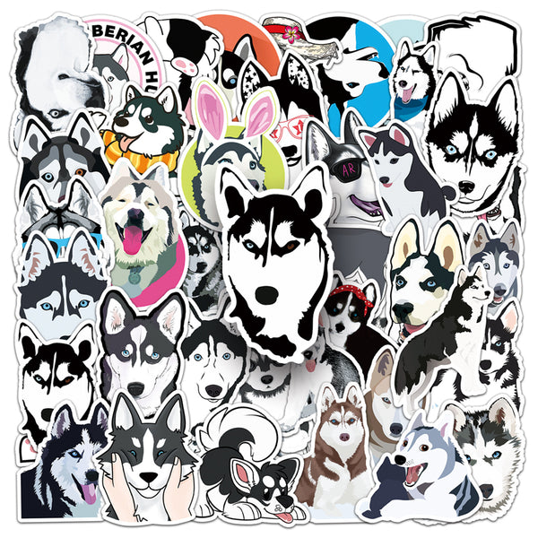 50PCS Siberian Husky Sticker