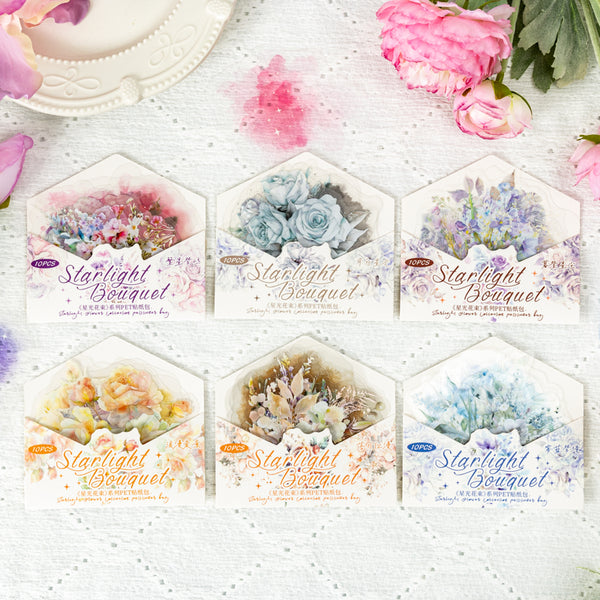 10PCS Starlight Bouquet Series sticker