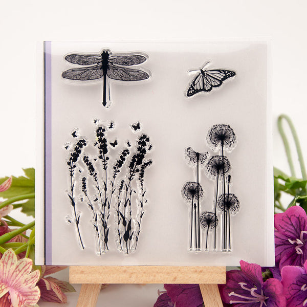 Clear silicone stamp