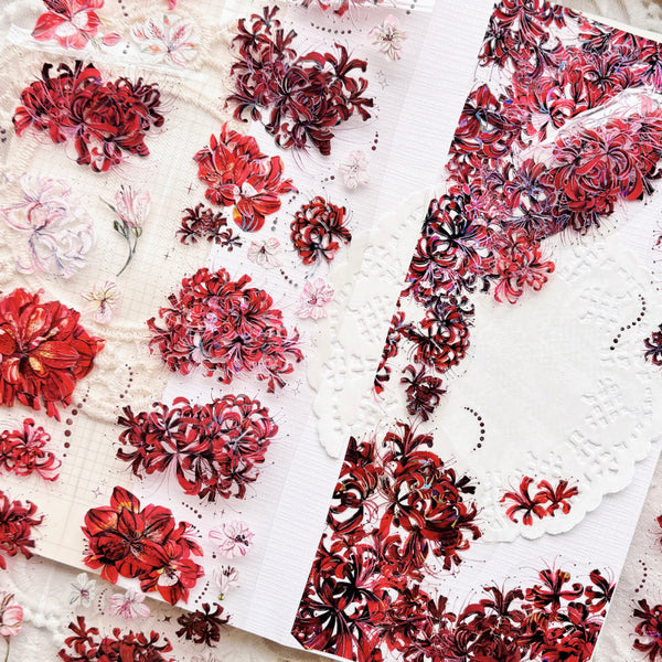 6cm*100cm The flower of the other shore Shell Light PET Tape