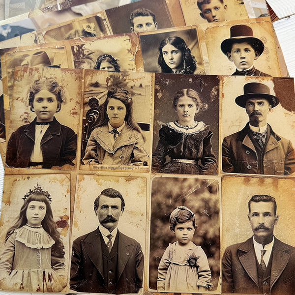 10PCS Vintage photo background paper