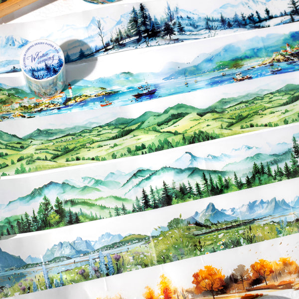 Winter is coming series Die Cutting Washi Tape