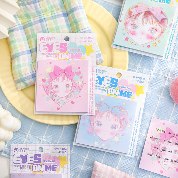 45PCS Little Universe Series note paper