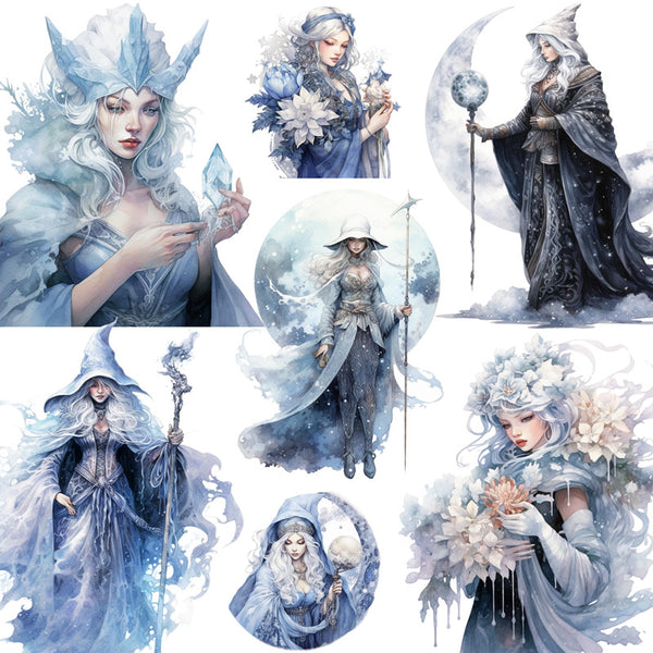 20PCS Snow Queen Witch sticker