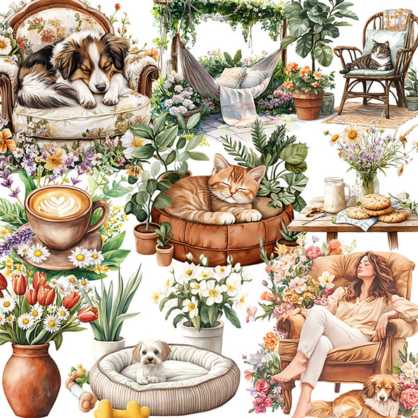 20PCS Pleasant Garden sticker