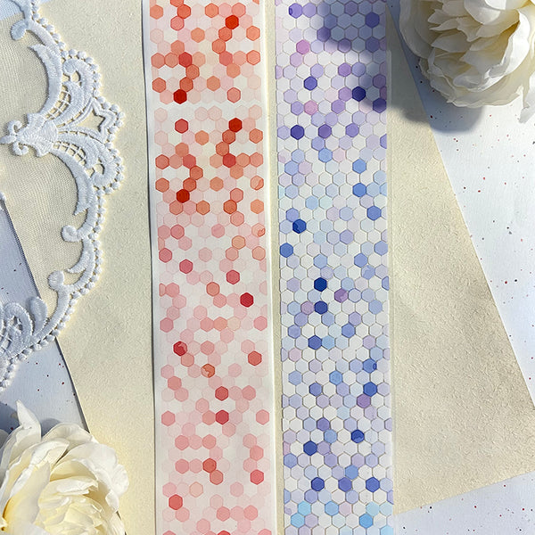 Whole Roll 6cm*5m Watercolour Washi/PET Tape