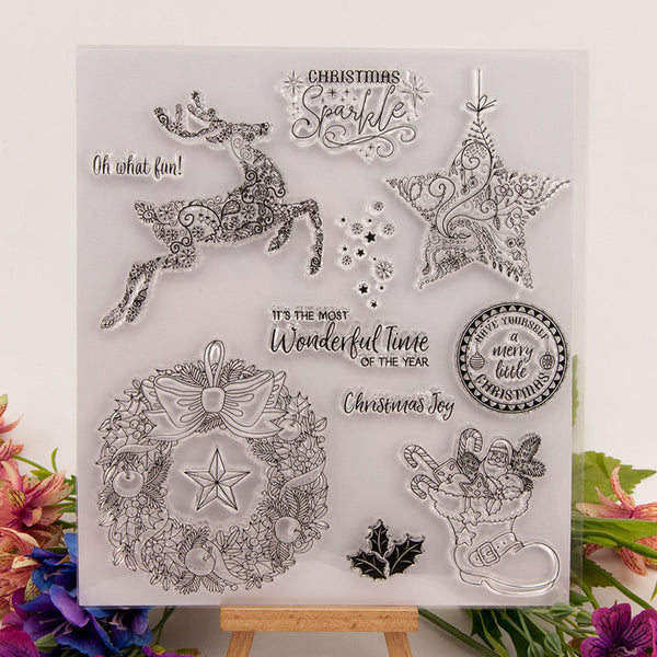 Clear silicone stamp