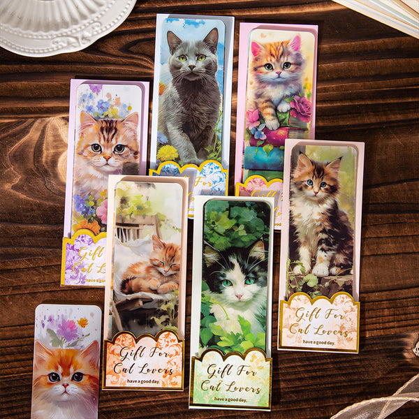 5PCS Gift for cat lovers series markbook