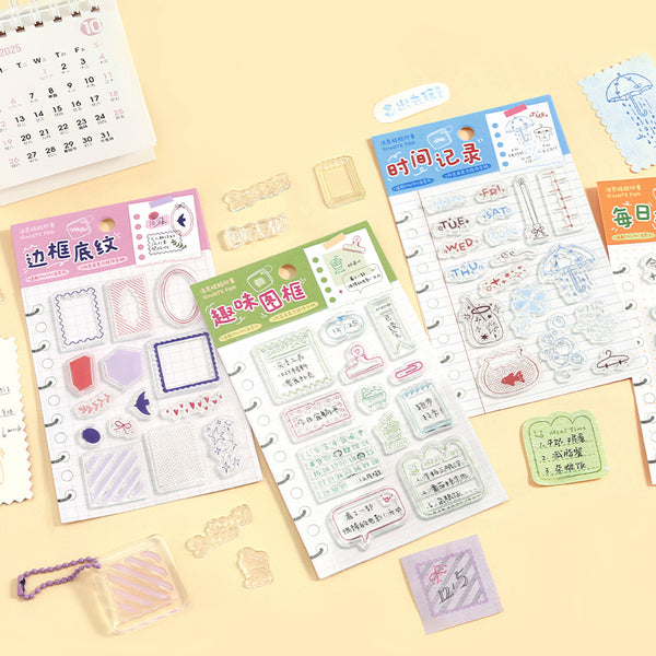 Life Inspiration Collection Series Silicone Stamp