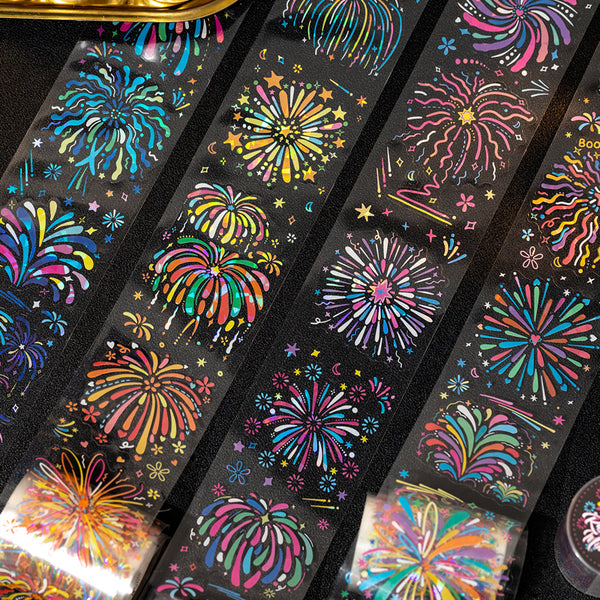 Fireworks Dream Series Die Cutting PET Tape